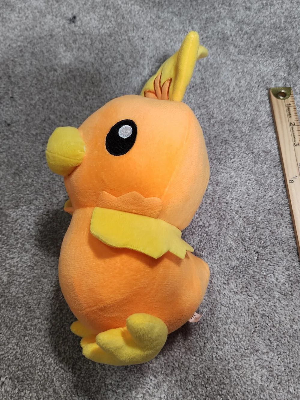 Torchic Pokemon Original Plush Stuffed 10” Toy Doll Pokemon Center Suction Cup